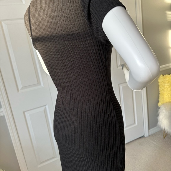WILD FABLE BLACK KNIT DRESS SIZE SMALL - NWOT - Picture 4 of 4